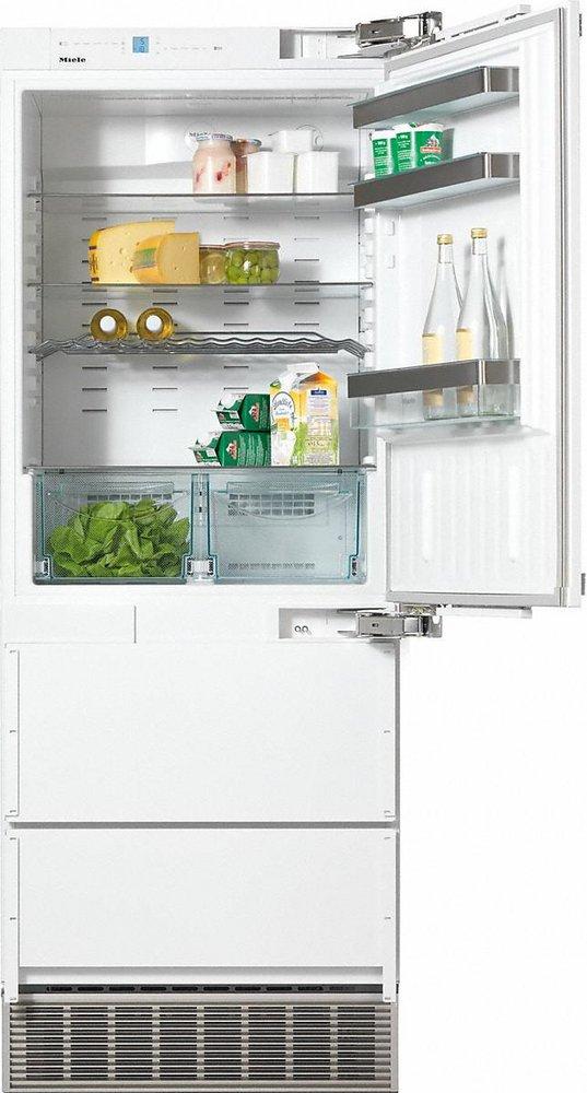 Miele Panel Ready 29-87/100 in. 9.8 cu. ft. Bottom Mount Freezer Refrigerator 