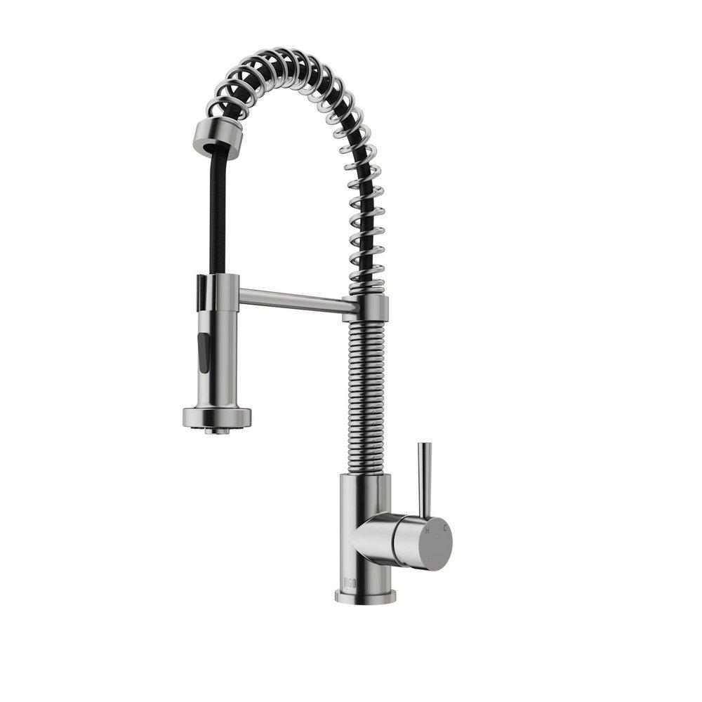 Vigo Industries Stainless Steel Pull Down Kitchen Faucet 
