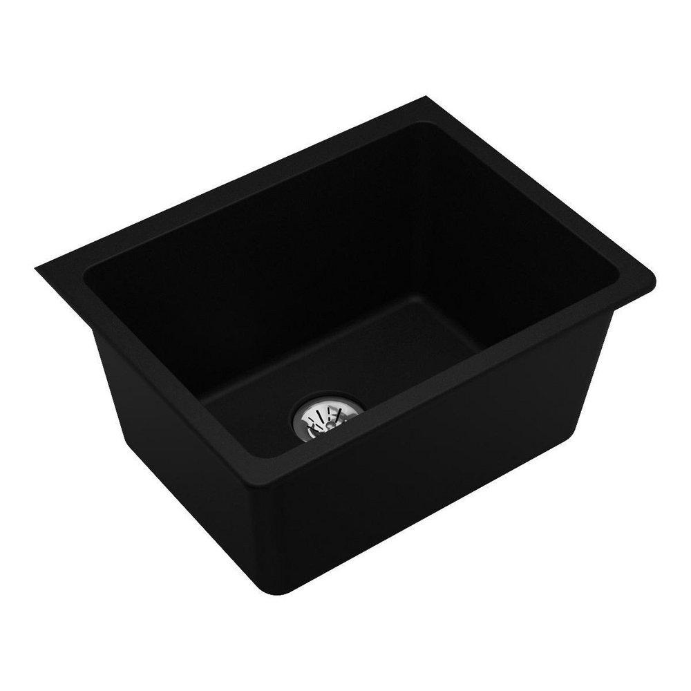 Elkay Black 25 x 18-1/2 in. Undermount Laundry Sink 