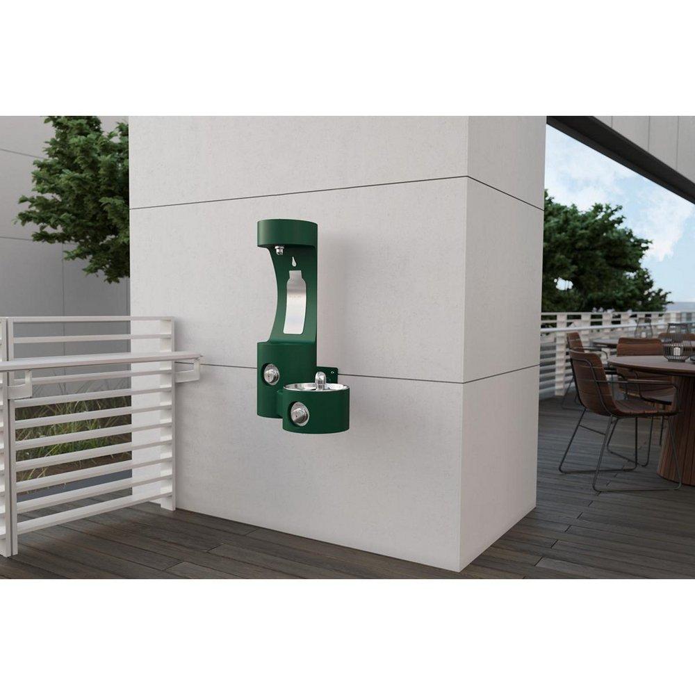 Elkay Evergreen Wall Mount Drinking Fountain and Bottle Filling Station 