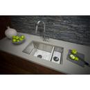 Elkay Polished Satin 32-1/4 x 18-1/4 in. No Hole Stainless Steel Double Bowl Undermount Kitchen Sink 