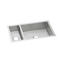 32-1/4 x 18-1/4 in. No Hole Stainless Steel Double Bowl Undermount Kitchen Sink in Polished Satin