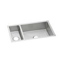 Elkay Polished Satin 32-1/4 x 18-1/4 in. No Hole Stainless Steel Double Bowl Undermount Kitchen Sink 