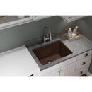 Elkay Mocha ELKAY QUARTZ CLASSIC 25 X 18-1/2 X 11-13/16 UNDERMOUNT LAUNDRY SINK WITH PERFECT DRAIN MOCHA 