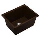 Elkay Mocha ELKAY QUARTZ CLASSIC 25 X 18-1/2 X 11-13/16 UNDERMOUNT LAUNDRY SINK WITH PERFECT DRAIN MOCHA 