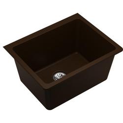 25 in. Undermount Laundry Sink in Mocha