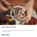 Elkay Black Outdoor Wall Mount Bi-Level Drinking Fountain 