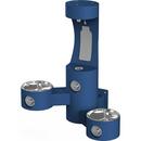 Wall Mount Bi-Level Drinking Fountain and Bottle Filling Station in Blue
