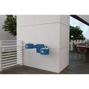 Elkay Blue Outdoor Wall Mount Bi-Level Drinking Fountain 