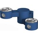 Elkay Blue Outdoor Wall Mount Bi-Level Drinking Fountain 