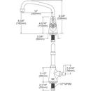 Elkay Blue Outdoor Wall Mount Bi-Level Drinking Fountain 