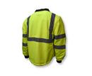 Radians Hi-Viz Green Polyester Windbreaker Jacket in Hi-Viz Green and Grey 