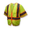 Radians Hi-Viz Green Polyester Surveyor Vest in Hi-Viz Green 