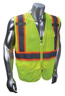Radians Hi-Viz Green Polyester Surveyor Vest in Hi-Viz Green 
