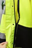 Radians Hi-Viz Green Polyester Sweatshirt with Zip Liner in Hi-Viz Green 