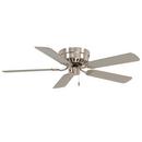 52 in. 5 Blade Indoor LED Ceiling Fan in Brushed Nickel