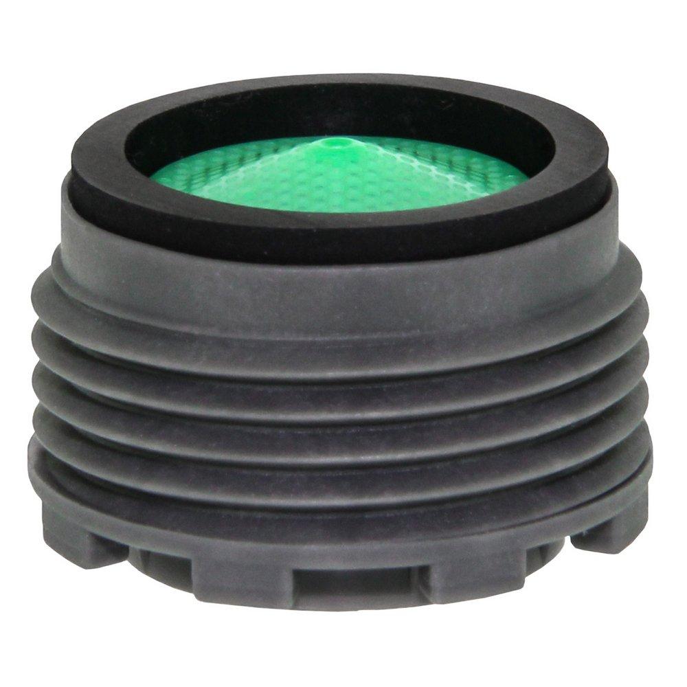 Neoperl Dark Grey Replacement Cache Aerator Kit with 1.5 gpm Junior Perlator Aerator, Key and Washer for Moen 