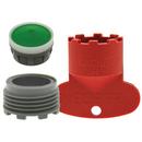 Replacement Cache Aerator Kit with 1.5 gpm Junior Perlator Aerator, Key and Washer for Moen in Dark Grey