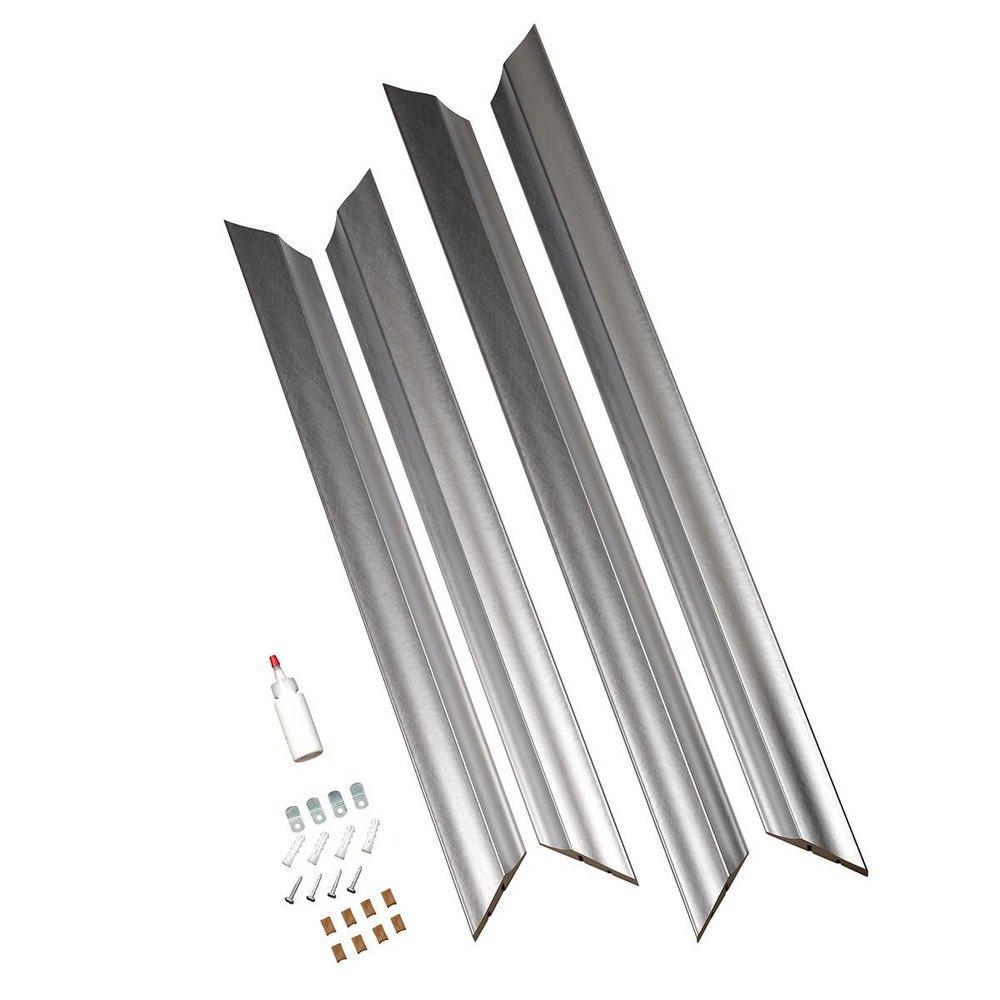 American Pride Silver 42 x 36 in. Overlay MDF Mirror Frame Kit 