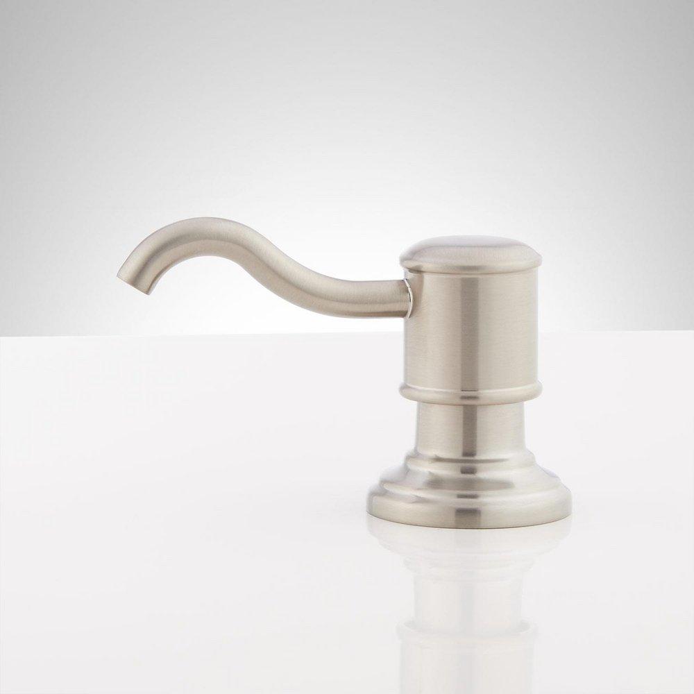 Signature Hardware Stainless Steel Soap Dispenser 