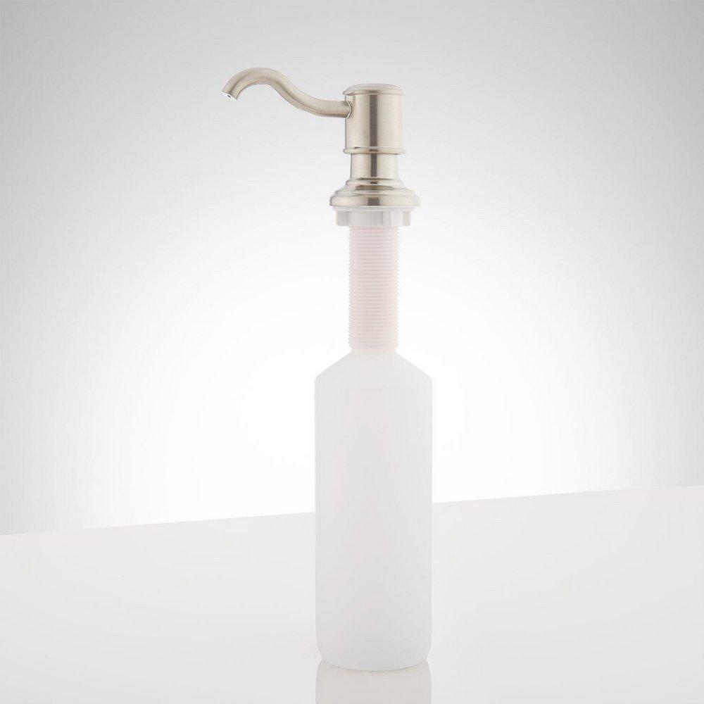 Signature Hardware Stainless Steel Soap Dispenser 