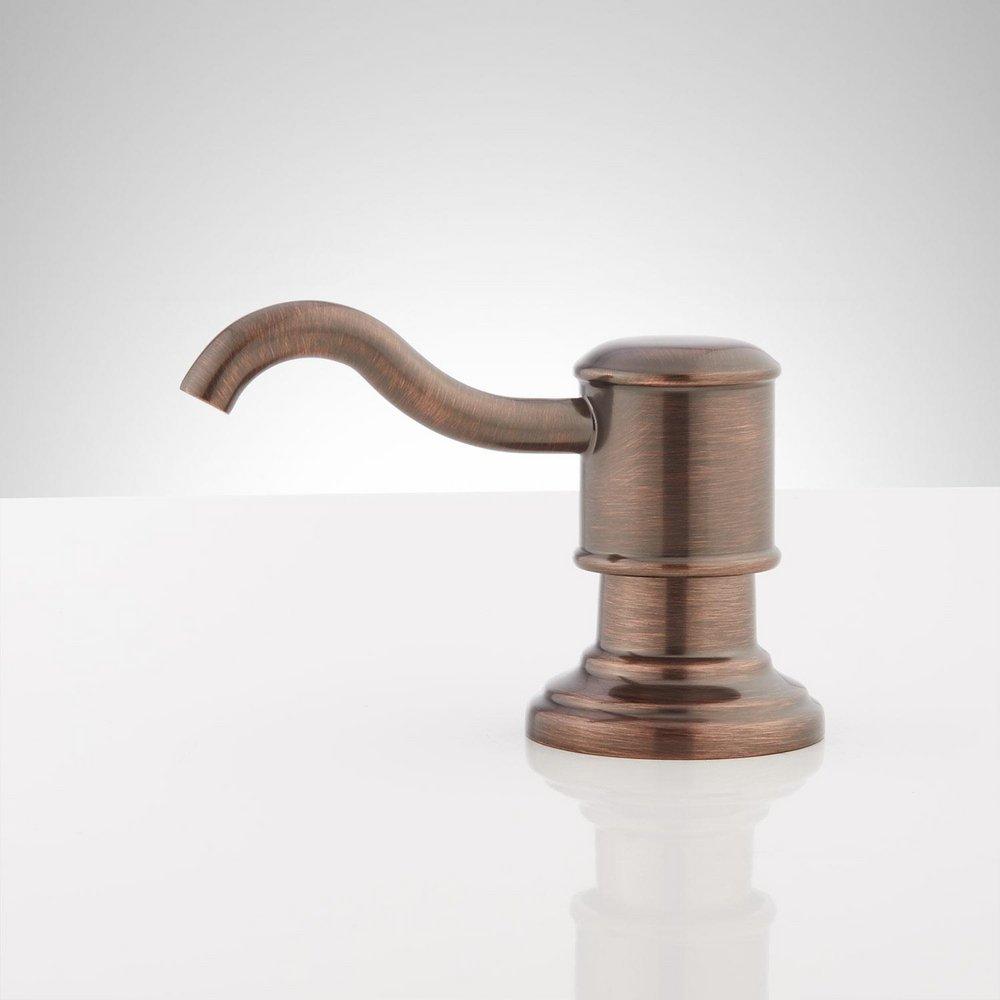 Signature Hardware Oil Rubbed Bronze Soap Dispenser 