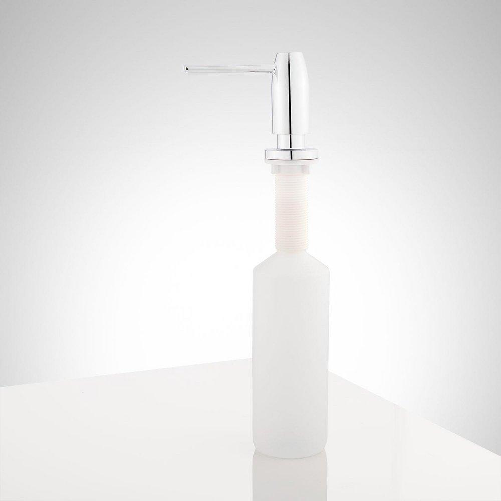 Signature Hardware Polished Chrome Soap Dispenser 
