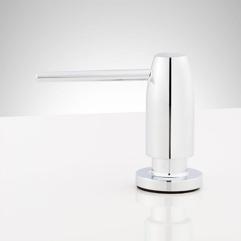 Signature Hardware Polished Chrome Soap Dispenser 