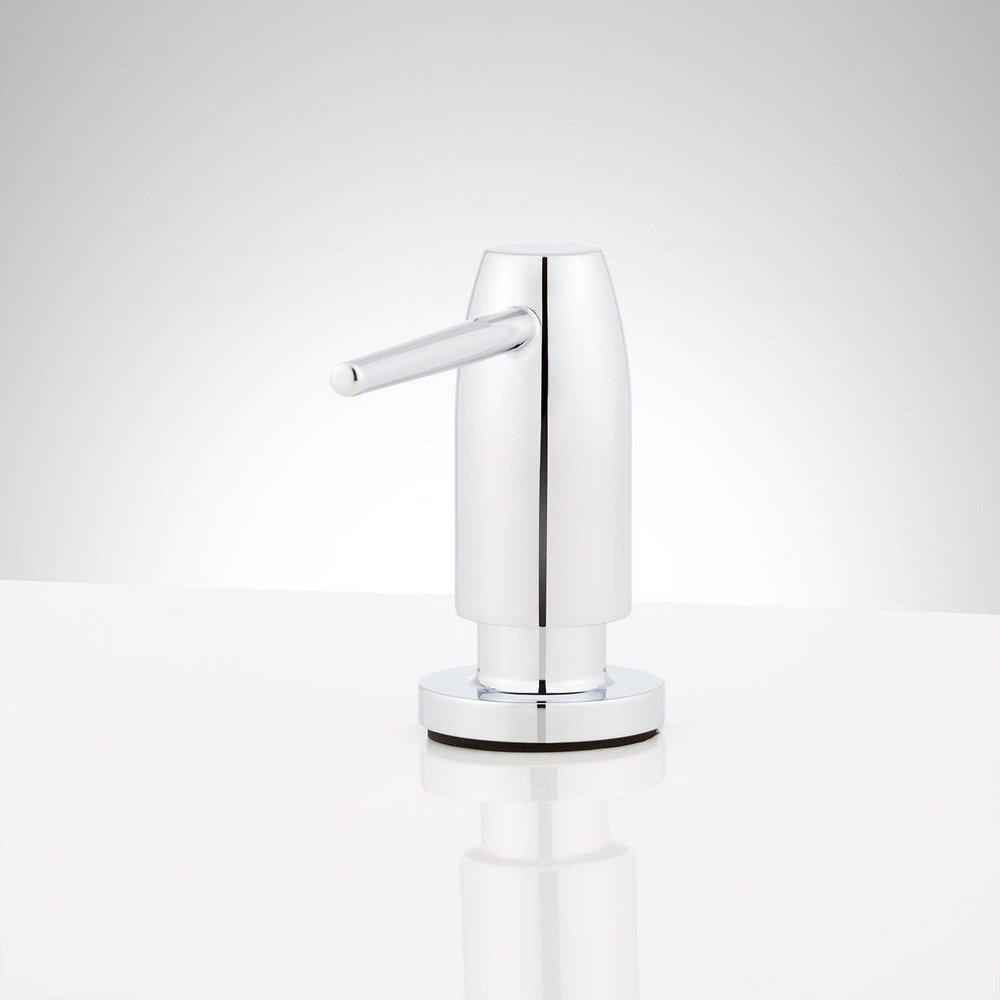 Signature Hardware Polished Chrome Soap Dispenser 