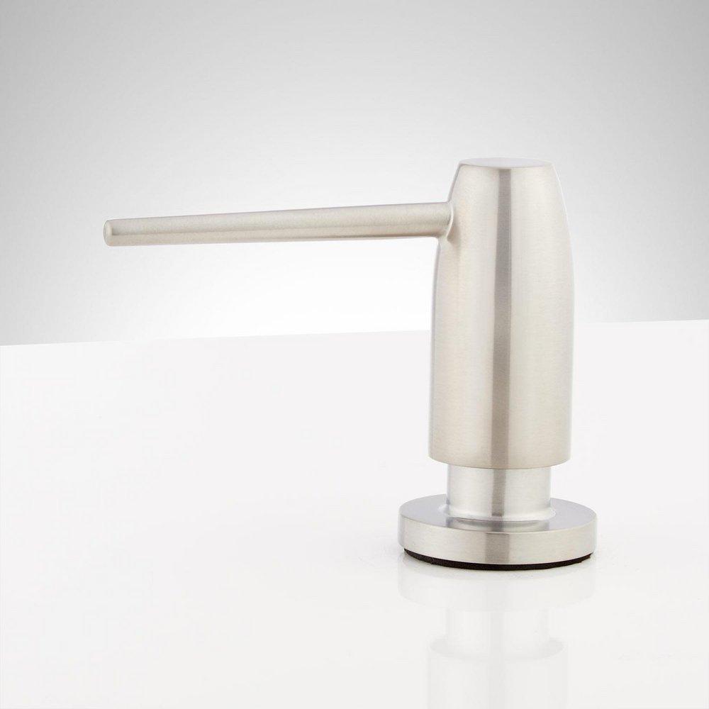 Signature Hardware Stainless Steel Soap Dispenser 