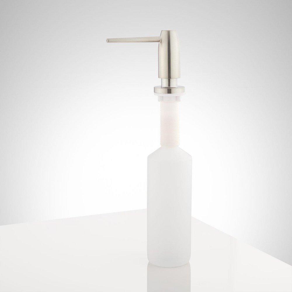 Signature Hardware Stainless Steel Soap Dispenser 