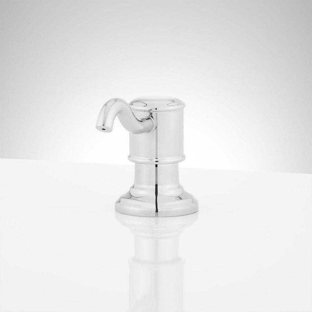 Signature Hardware Polished Chrome Soap Dispenser 