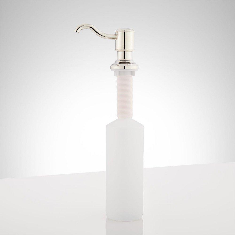 Signature Hardware Polished Nickel Soap Dispenser 