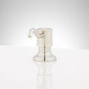 Signature Hardware Polished Nickel Soap or Lotion Dispenser 
