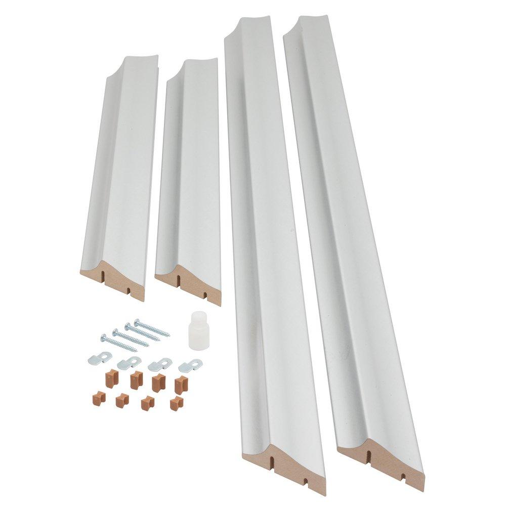 American Pride White 48 x 36 in. Overlay MDF Mirror Frame Kit 