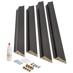 30 x 36 in. Overlay MDF Mirror Frame Kit in Espresso