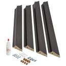 American Pride Espresso 36 x 36 in. Overlay MDF Mirror Frame Kit 