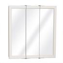 American Pride White 30 x 26 in. 3-Door Mirror Medicine Cabinet 