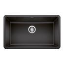 BLANCO Anthracite 30 x 18 in. No Hole Composite Single Bowl Undermount Kitchen Sink 