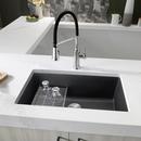 BLANCO Anthracite 30 x 18 in. No Hole Composite Single Bowl Undermount Kitchen Sink 