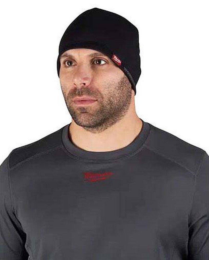 Milwaukee&reg; Black Mid-Weight Cold Weather Hardhat Liner 