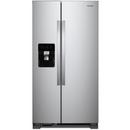 35-7/8 in. 25 cu. ft. French Door Side-By-Side Refrigerator in Fingerprint Resistant Stainless Steel