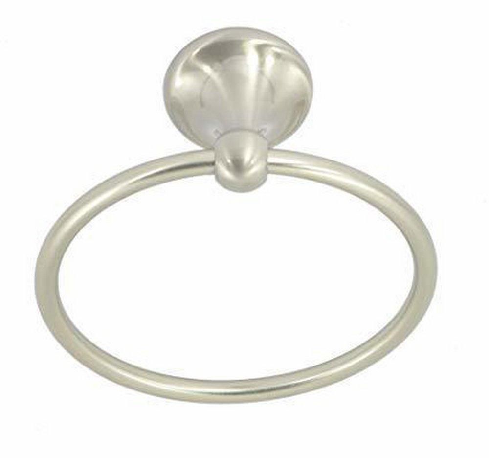 Better Home Satin Nickel Round Closed Towel Ring 