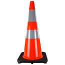 SAS Safety Orange 28 in. Traffic Cone with Reflective Stripe 