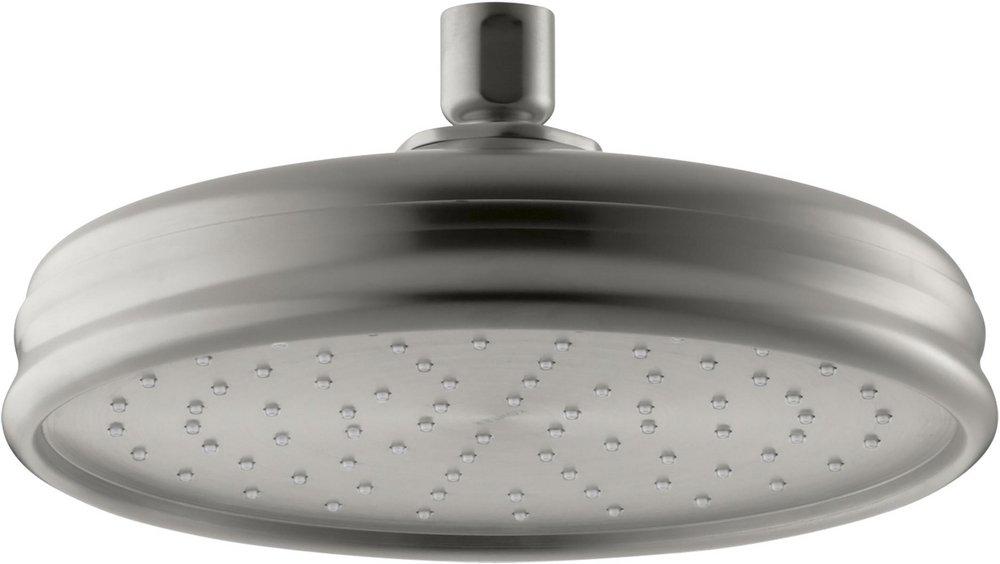 KOHLER Vibrant&reg; Brushed Nickel Single Function Rain Showerhead 