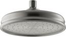 KOHLER Vibrant&reg; Brushed Nickel Single Function Rain Showerhead 