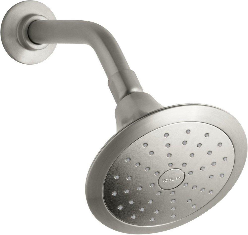 KOHLER Vibrant&reg; Brushed Nickel Single Function Air Showerhead 