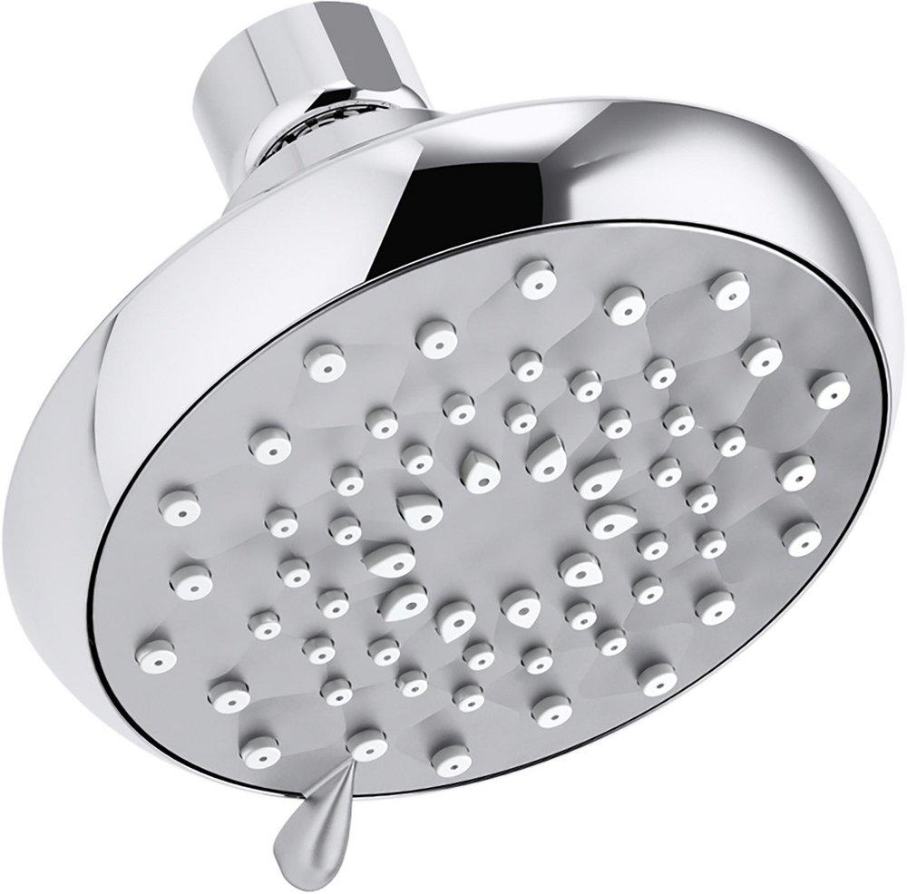 KOHLER Polished Chrome Multi Function Wide Coverage, Intense Drenching and Targeted Spray Showerhead 