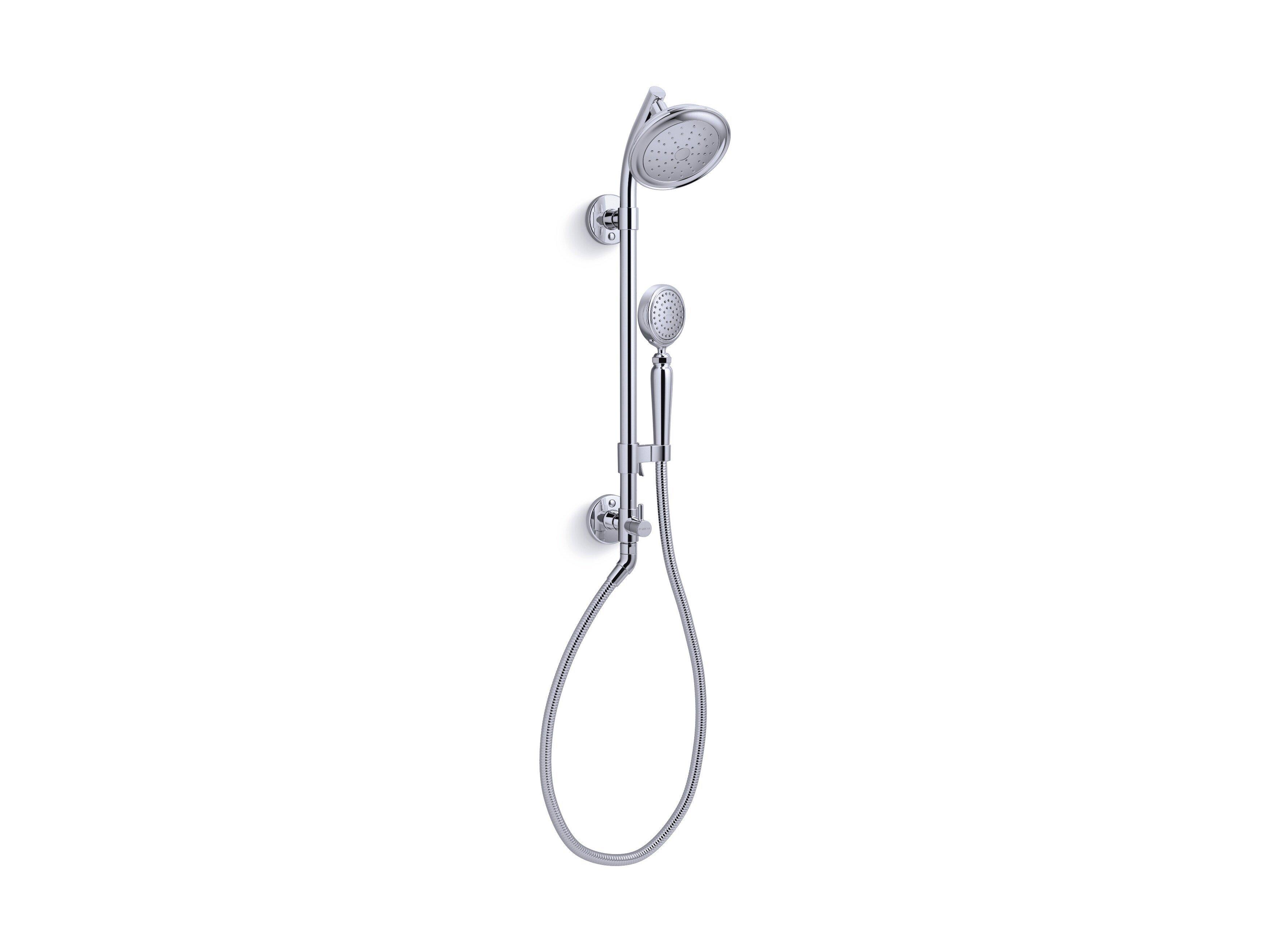 KOHLER Polished Chrome Single Handle Single Function Shower System 