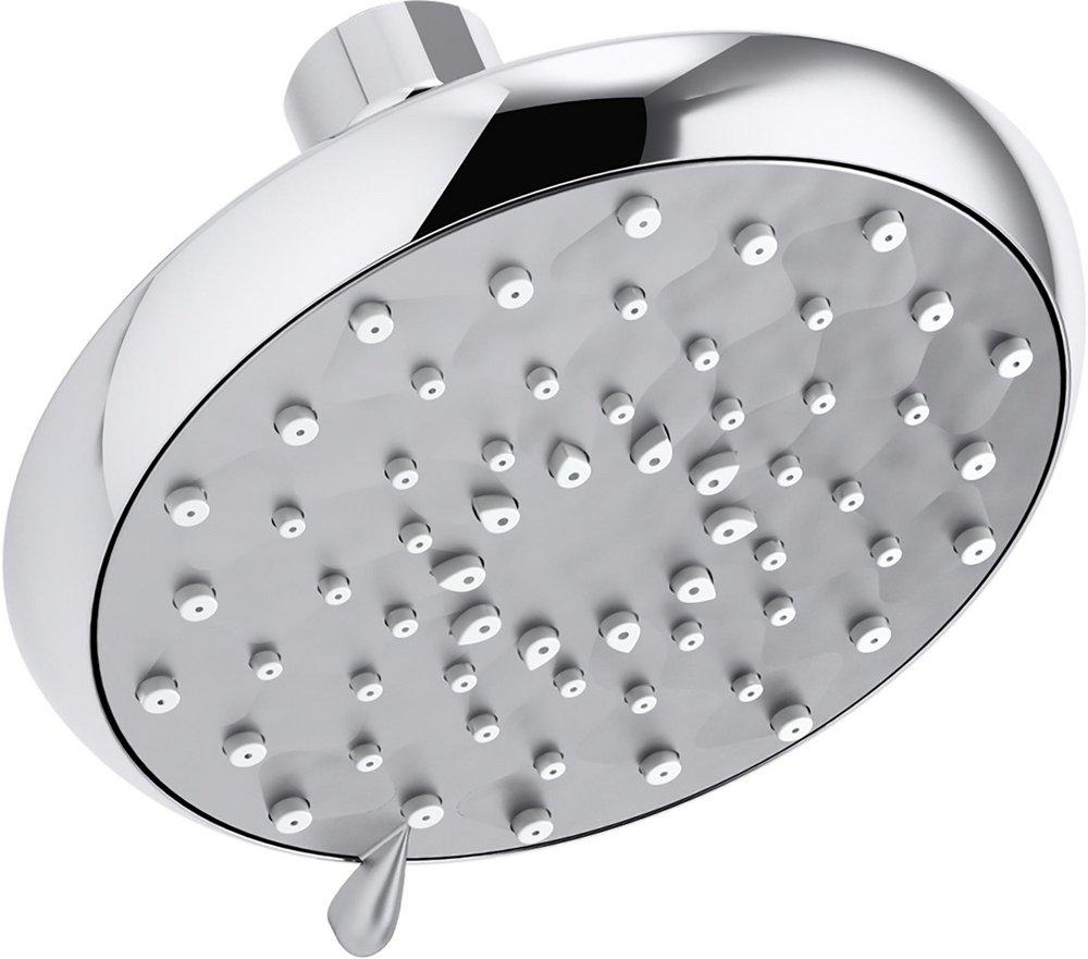KOHLER Polished Chrome Multi Function Wide Coverage, Intense Drenching and Targeted Spray Showerhead 